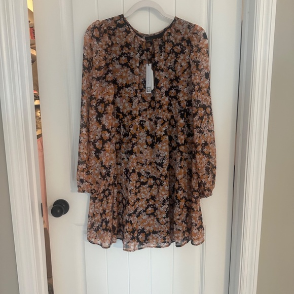 NWT SANCTUARY SHIRRED NECK MINI BABYDOLL DRESS Size XS - Picture 3 of 9